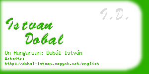 istvan dobal business card
