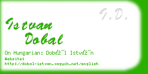 istvan dobal business card